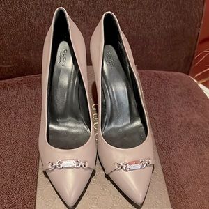 Gucci Nappa Moorea New Mauve Pump